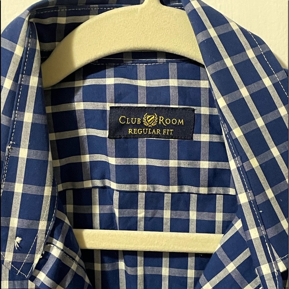 Club room button down shirt
